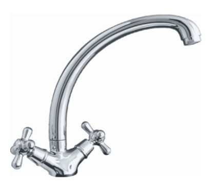 MAYA monoforo lavello canna "FI" finitura cromo