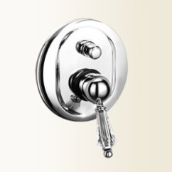 NEW VINTAGE miscelatore per doccia incasso con deviatore finitura cromo