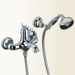 TEORIA Miscelatore monocomando per vasca finitura cromo