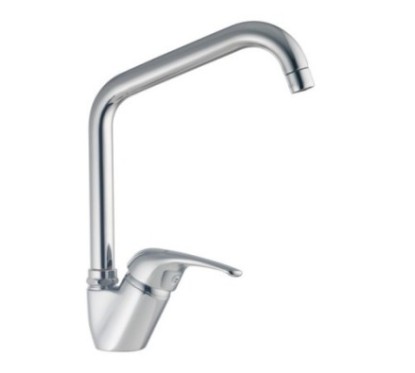 KITCHEN PROGRAM Monocomado lavello canna sagomata finitura granito grigio