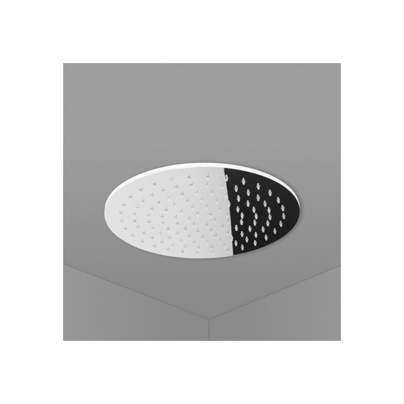 TURCHIA 138 Soffione tondo saldato diam. 320 getto a pioggia in acciaio inox finitura satinato