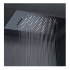 RAIN Soffione rettangolare in acciaio inox 36x49 finitura super mirror