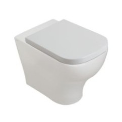 PLUS DESIGN vaso con scarico universale finitura bianco