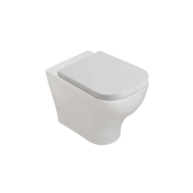 PLUS DESIGN vaso con scarico universale finitura bianco