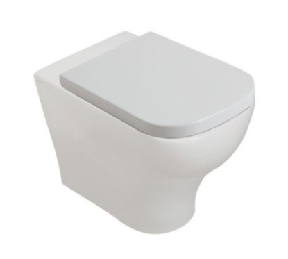 PLUS DESIGN vaso con scarico universale finitura bianco