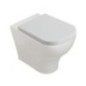 PLUS DESIGN vaso con scarico universale finitura bianco