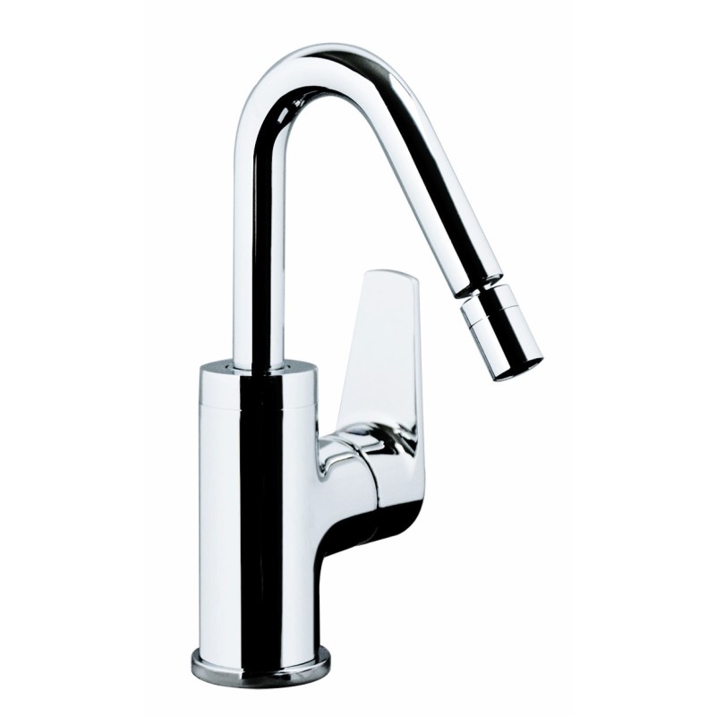 LINE monocomando bidet leva laterale senza scarico finitura cromo