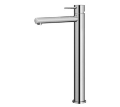 TRENDY Monocomando lavabo alto con piletta click clack finitura cromo