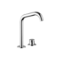 ARKA miscelatore 2 fori per lavabo con scarico click clack e canna alta fissa finitura cromo