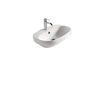 ERGO lavabo da incasso monoforo cm 60x42xh15