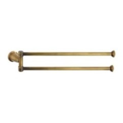 ARMONIA Portasalviette snodato a muro finitura bronzo