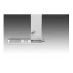 GEMINI pannello doccia senza miscelatore, soffione quadro finitura satinato