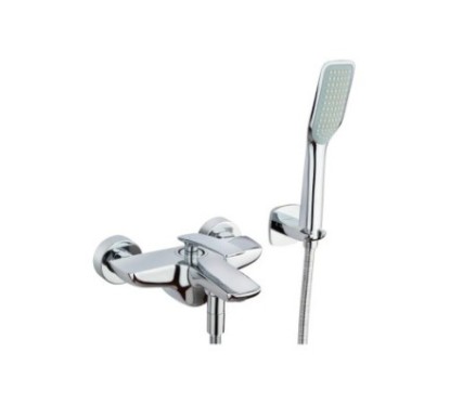 JULIA gruppo vasca con doccia duplex finitura cromo