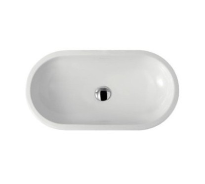 M2 lavabo ciotola cm 70 da appoggio finitura bianco