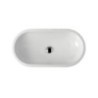 M2 lavabo ciotola cm 70 da appoggio finitura bianco