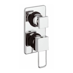 QUADRA rubinetto monocomando doccia  incasso con deviatore finitura cromo