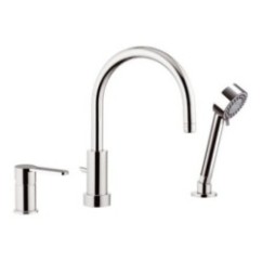 SMART monocomando bordo vasca finitura cromo