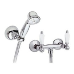 RETRO' Gruppo doccia esterno con kit doccia finitura cromo