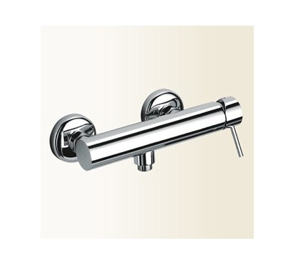 SIMPLY Miscelatore monocomando per doccia esterno finitura nickel spazzolato