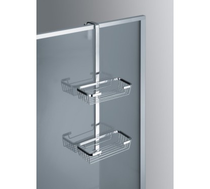 BAHAMAS mensola rettangolare a due piani