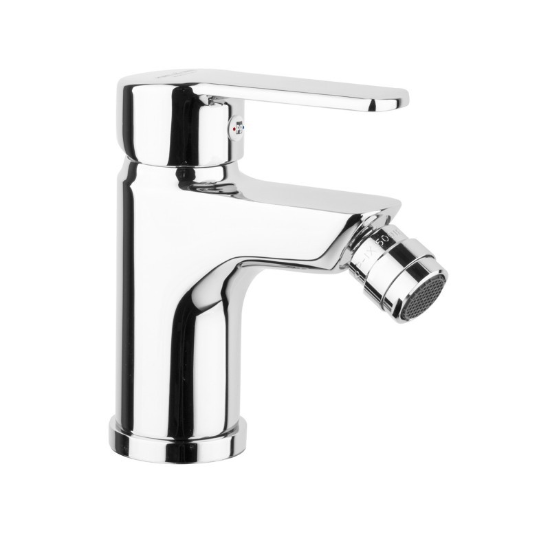 YUMA Monocomando bidet con scarico automatico finitura cromo