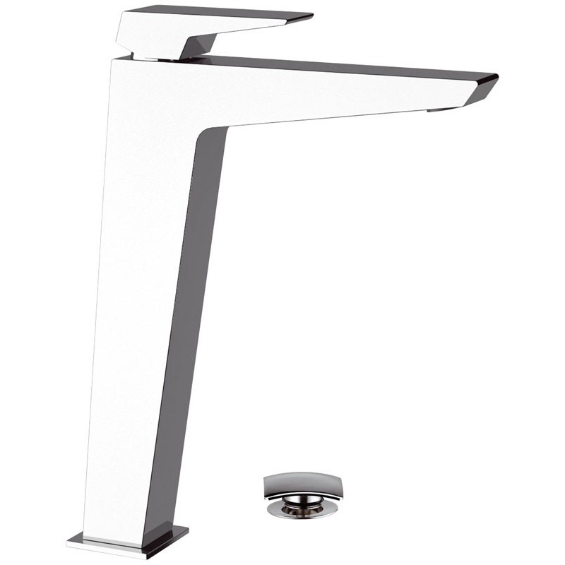 SPEED monocomando lavabo alto con scarico finitura cromo
