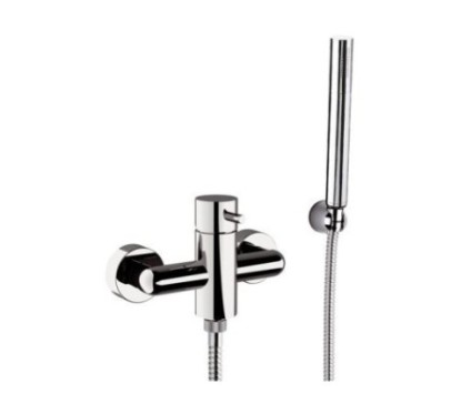 TOKYO Miscelatore doccia esterno con kit doccia e flessibile 150 cm. finitura cromo