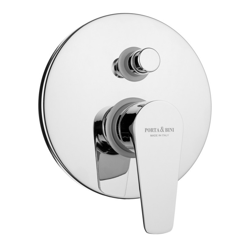 TEMA Monocomando doccia incasso con deviatore finitura cromo