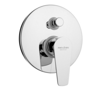 TEMA Monocomando doccia incasso con deviatore finitura cromo