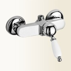 PARENTESI miscelatore monocomando doccia esterno predisposto per colonna finitura vecchio rame