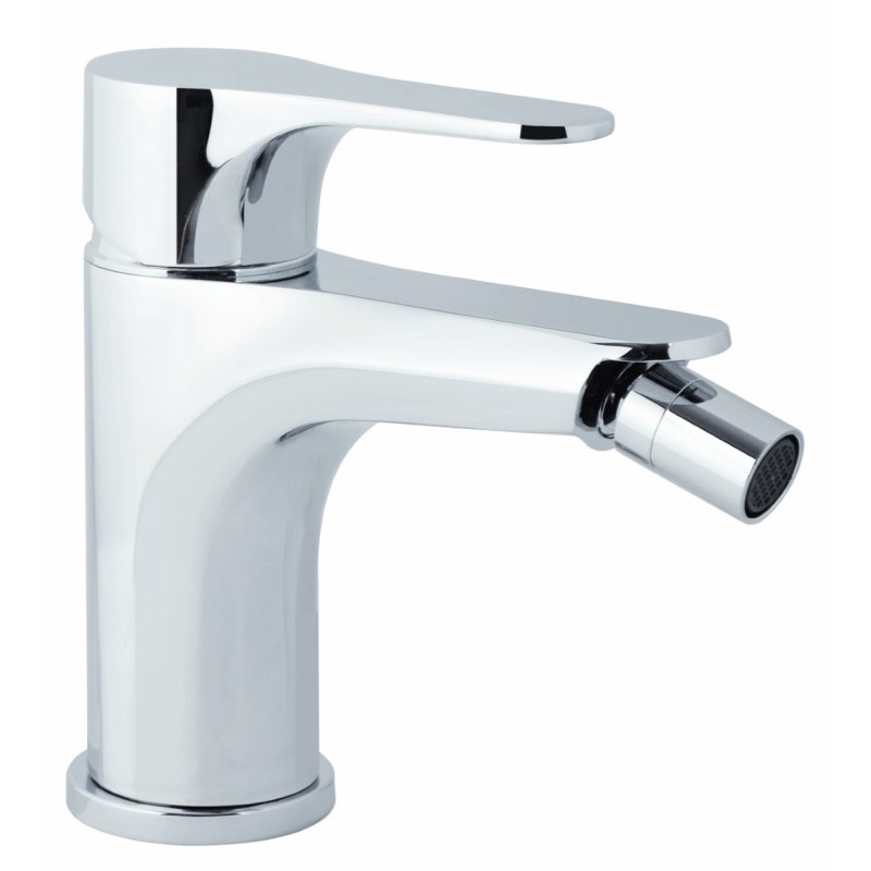 FLY monocomando bidet senza scarico finitura nero opaco + cromo