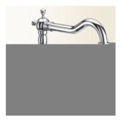 PAPIRO monoforo per lavabo con canna antica finitura vecchio bronzo