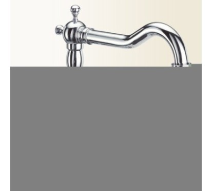 PAPIRO monoforo per lavabo con canna antica finitura vecchio bronzo