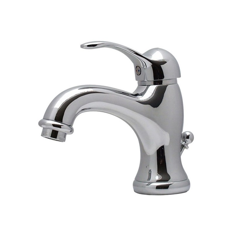 MIRO' rubinetto monocomando lavabo con scarico 1" 1/4 finitura cromo-oro