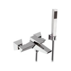 SPEED monocomando vasca esterno con kit doccia finitura cromo
