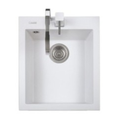 ONE 41.10 Lavandino cucina ad una vasca finitura nanostone N4 urban grey