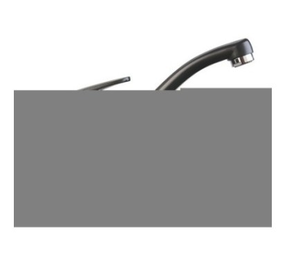 PLUSMIX miscelatore monocomando con canna a tubo finitura microultragranit 98 bianco