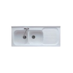 FLORANCE lavello da mobile scolapiatti dx