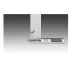 GEMMA H pannello doccia senza miscelatore con attacco acqua alto finitura satinato