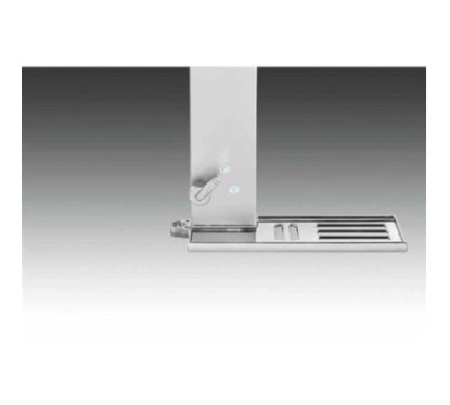 GEMMA H pannello doccia senza miscelatore con attacco acqua alto finitura satinato