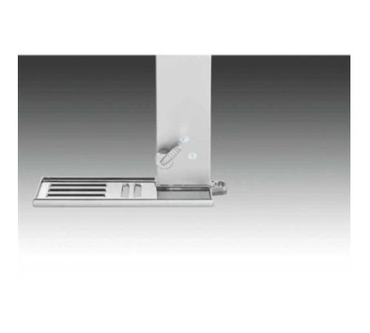 GEMMA H pannello doccia senza miscelatore, soffione quadro, con attacco acqua alto finitura satinato