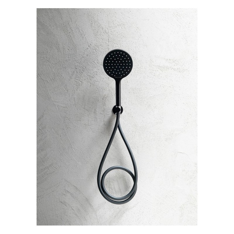 Kit presa acqua con supporto fisso finitura nero opaco