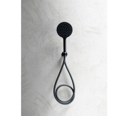 Kit presa acqua con supporto fisso finitura nero opaco