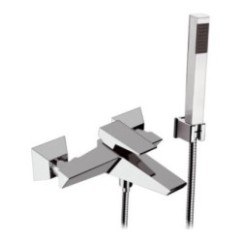 SPEED monocomando vasca esterno con kit doccia finitura cromo
