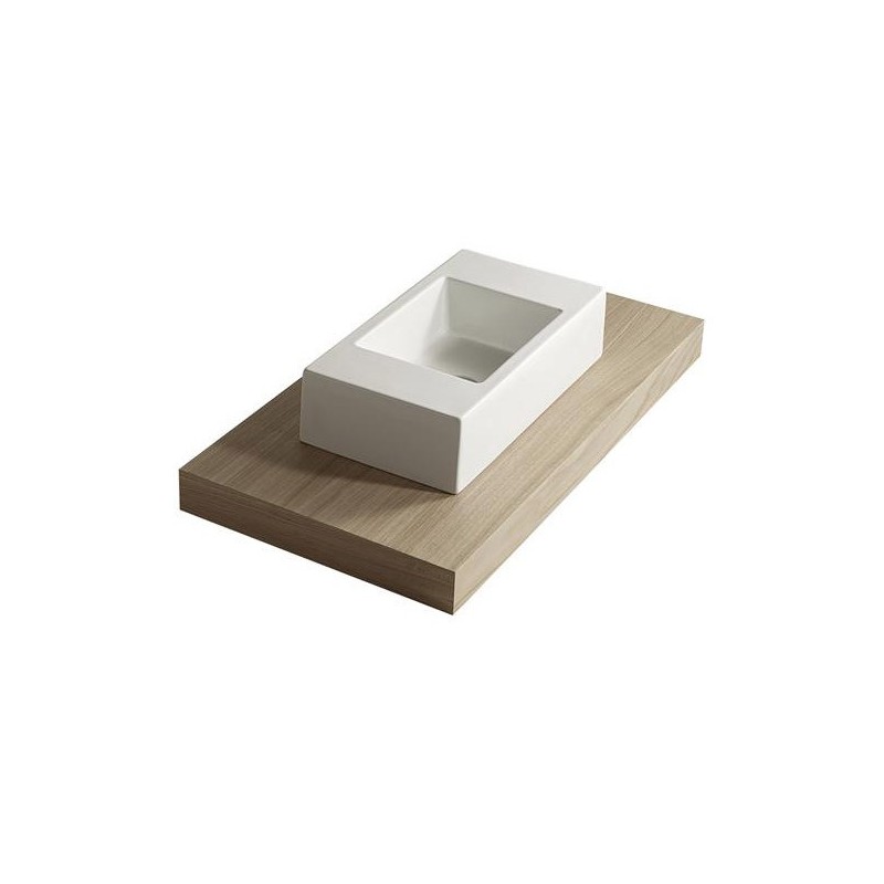 PLUS DESIGN lavabo con bacino da 31 cm