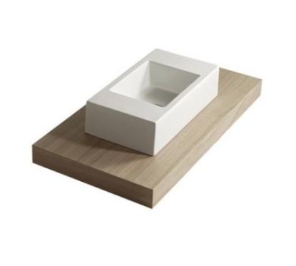 PLUS DESIGN lavabo con bacino da 31 cm