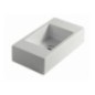 PLUS DESIGN lavabo sospeso con bacino da 31 cm