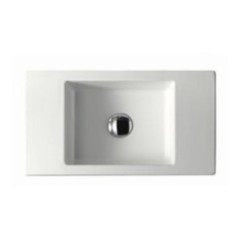PLUS DESIGN lavabo sospeso con bacino da 31 cm