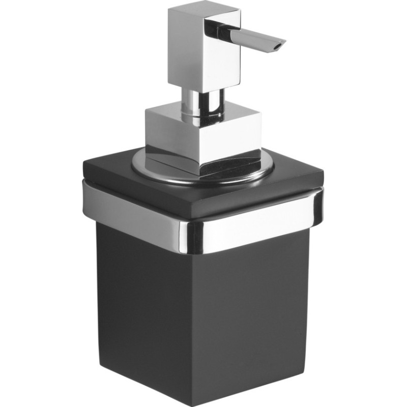 JOLLY porta dosatore finitura vetro bianco