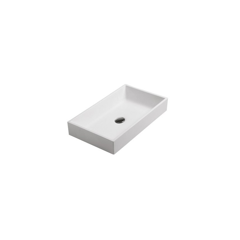 PLUS DESIGN lavabo 55x40 finitura bianco